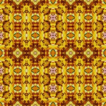 Seamless pattern, oil painting Stock Illustration