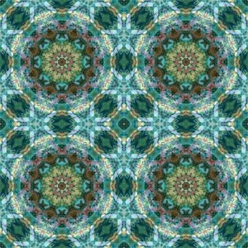 Seamless pattern, oil painting Stock Illustration