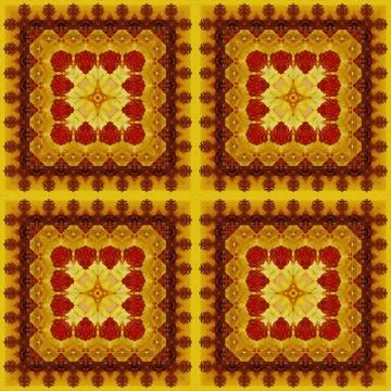Seamless pattern, oil painting Stock Illustration