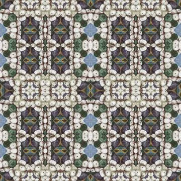 Seamless pattern oil painting Stock Illustration