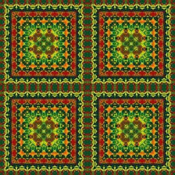 Seamless Pattern Oil Painting Stock Illustration