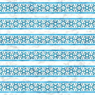 Seamless  pattern  of old China ceramics Stock Illustration