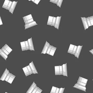 Seamless pattern old column ancient cartoon vector Stock Illustration