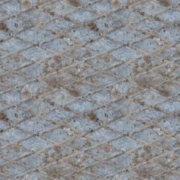 Seamless pattern with old dirty cement panels Stock Photos