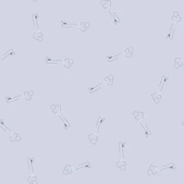 Seamless pattern old key vintage cartoon vector Illustrazione stock