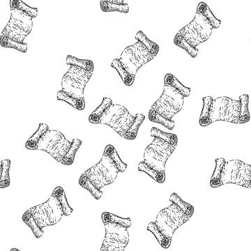 Seamless pattern old paper sketch hand drawn 스톡 일러스트