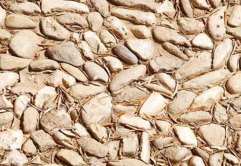 Seamless pattern with old stone pavement. Foto stock