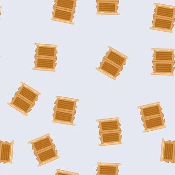 Seamless pattern old west saloon swinging wooden doors 스톡 일러스트