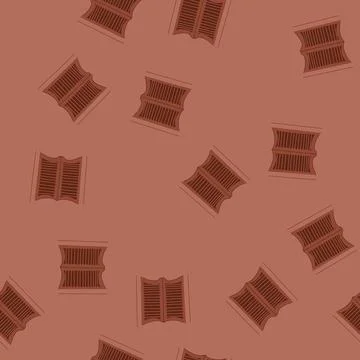 Seamless pattern old west saloon swinging doors bringing cowboy theme Illustrazione stock