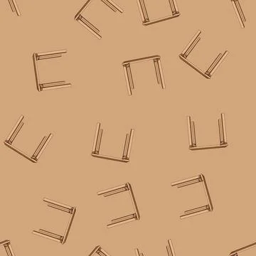 Seamless pattern old wooden table cartoon vector 스톡 일러스트