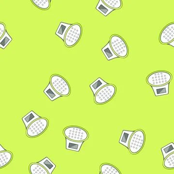 Seamless pattern online digital bookmark cartoon vector Illustrazione stock