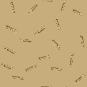Seamless pattern open door handle cartoon vector Illustration