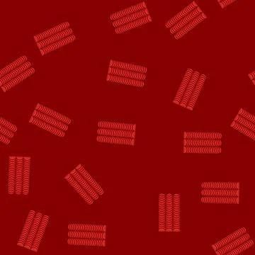 Seamless pattern opera red curtain cartoon vector Stock Illustration