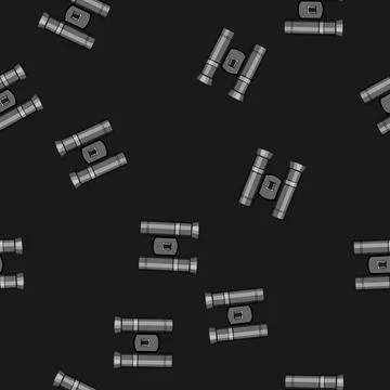 Seamless pattern optical binoculars cartoon vector Illustrazione stock