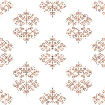Seamless pattern or forged elements. Modern style for wallpaper, wrapping Stock Illustration