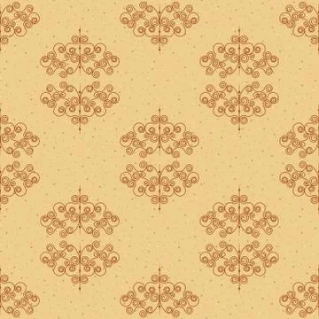Seamless pattern or forged elements. Modern style for wallpaper, wrapping Stock Illustration