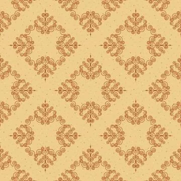 Seamless pattern or forged elements. Modern style for wallpaper, wrapping Stock Illustration