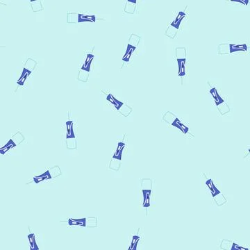 Seamless pattern oral irrigator cleaning teeth promoting dental health Stock Illustration