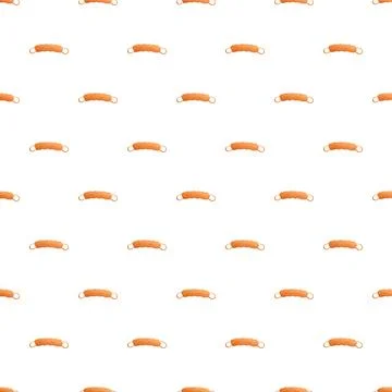 Seamless pattern with orange bath scrubber Illustrazione stock