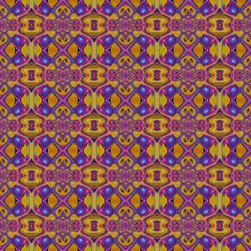 Seamless pattern orange blue Stock Illustration