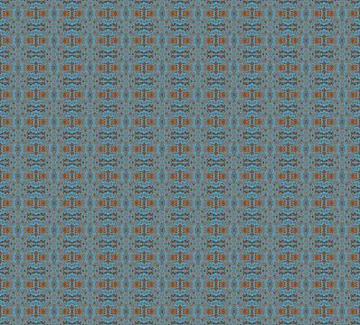 Seamless pattern orange brown blue Stock Illustration