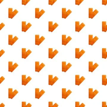 Seamless pattern with orange medical adhesive bandages Illustrazione stock
