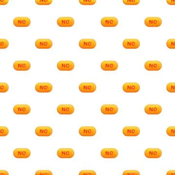 Seamless pattern with orange no ui buttons 스톡 일러스트