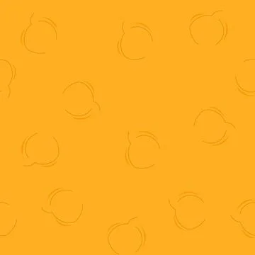 Seamless pattern orange speech bubble with communication concept Illustrazione stock