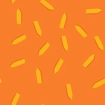 Seamless pattern orange sticky arrow pointing right with layers Stock Illustration