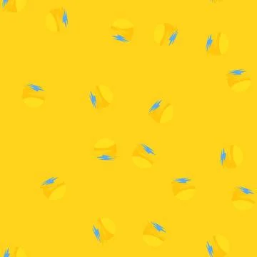 Seamless pattern orange sunset cartoon vector 库存插图