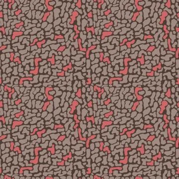 Seamless pattern with organic hand drawn rounded and stripe shapes イラスト素材