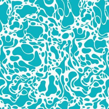 Seamless pattern with organic shapes. Stock Illustration