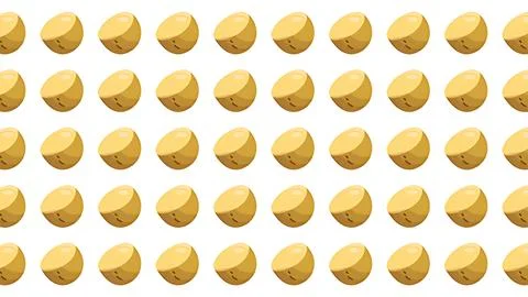 Seamless Pattern of Organic Soybeans Illustration Isolated on White Backgro.. Stock Illustration