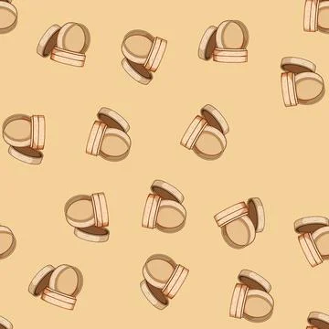 Seamless pattern oriental bamboo steamer cartoon vector 库存插图