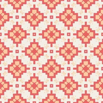 Seamless pattern ornament. Abstract shape modern design ready for print Stock Illustration