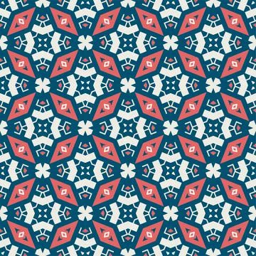 Seamless pattern ornament. Abstract shape modern design ready for print Stock Illustration