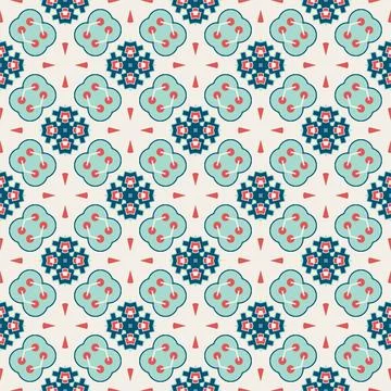 Seamless pattern ornament. Abstract shape modern design ready for print Illustrazione stock