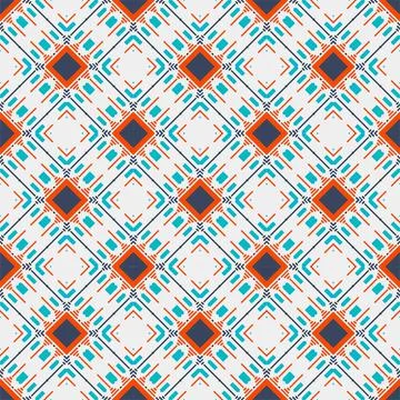 Seamless pattern ornament. Abstract shape modern design ready for print Stock Illustration