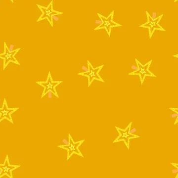 Seamless pattern ornament christmas star cartoon vector 스톡 일러스트