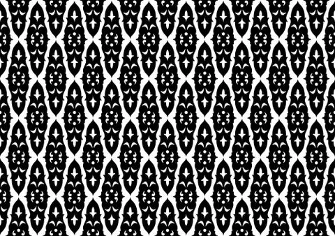 Seamless pattern ornament decorate Stock Illustration