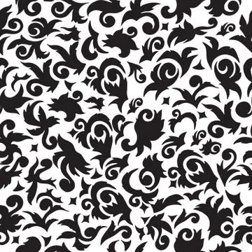 Seamless pattern ornament decorative banner of card Stock Illustration