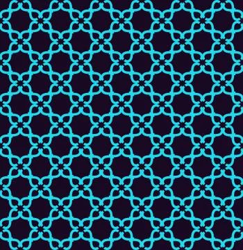 Seamless pattern. Ornament of lines and curls. Linear abstract background. Illustrazione stock