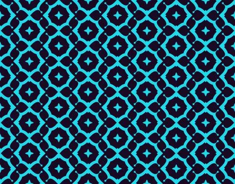 Seamless pattern. Ornament of lines and curls. Linear abstract background. Stock Illustration