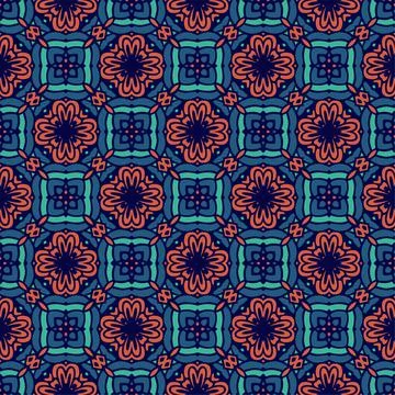 Seamless pattern ornament. Luxury old fashion ready for print Stock Illustration