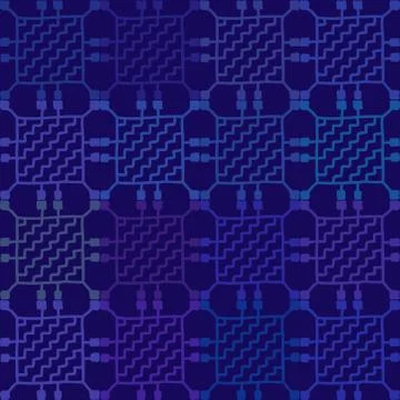 Seamless pattern Ornament of Russian folk embroidery, Patchwork mosaic tradit イラスト素材