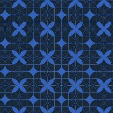 Seamless pattern with ornament in style Art Deco. Stock Illustration