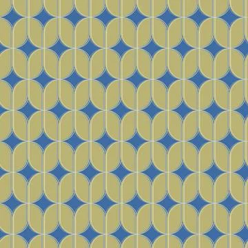 Seamless pattern with ornament in style Art Deco. Stock Illustration