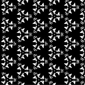 Seamless pattern in ornamental style. Geometric desing texture for gift. Stock Illustration