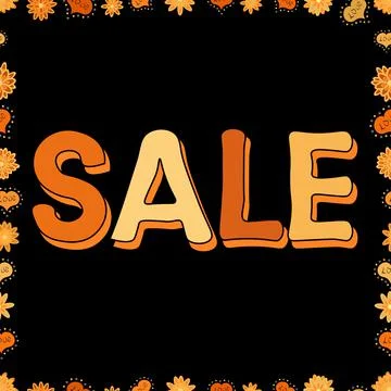 Seamless pattern. Ornate vector colorful elements frame. Seasonal discounts set. Illustrazione stock