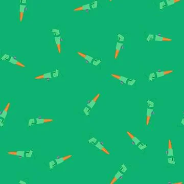 Seamless pattern oscillating garden sprinkler cartoon vector Stock Illustration